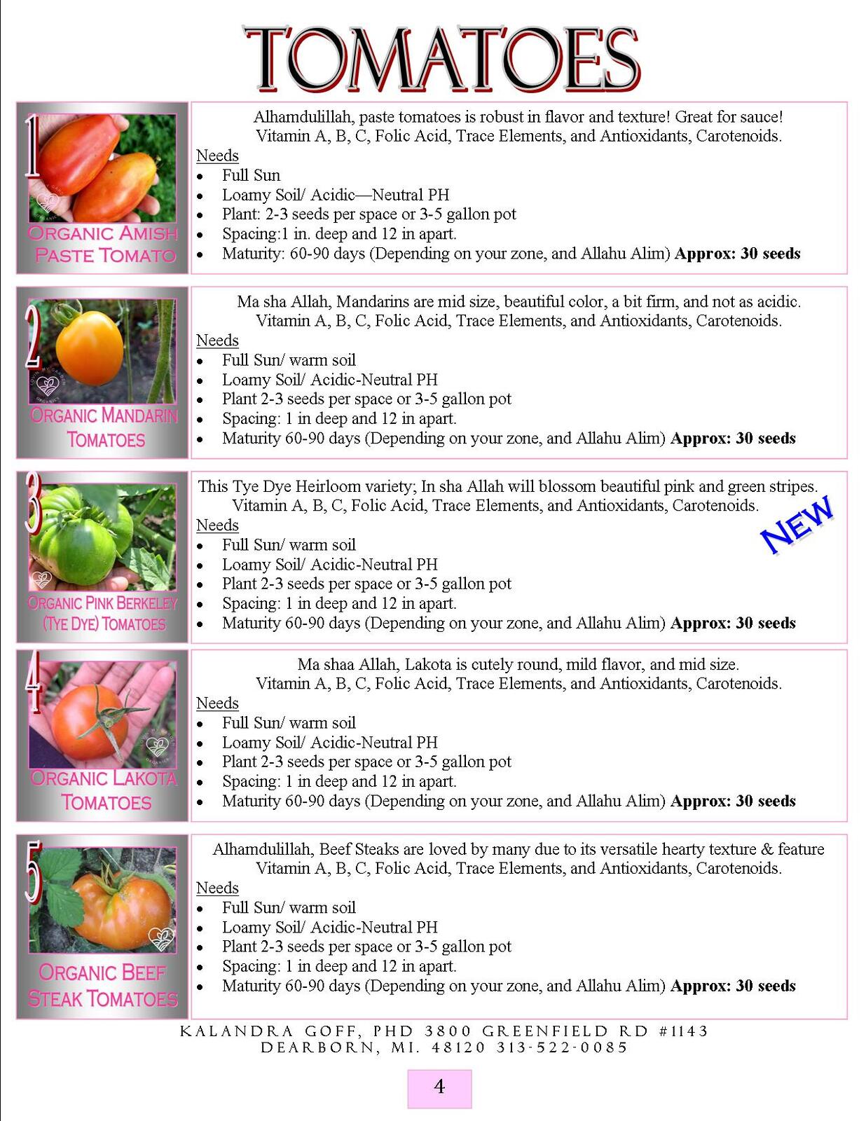 Lovin' My Garden Organic Tomatoes 1