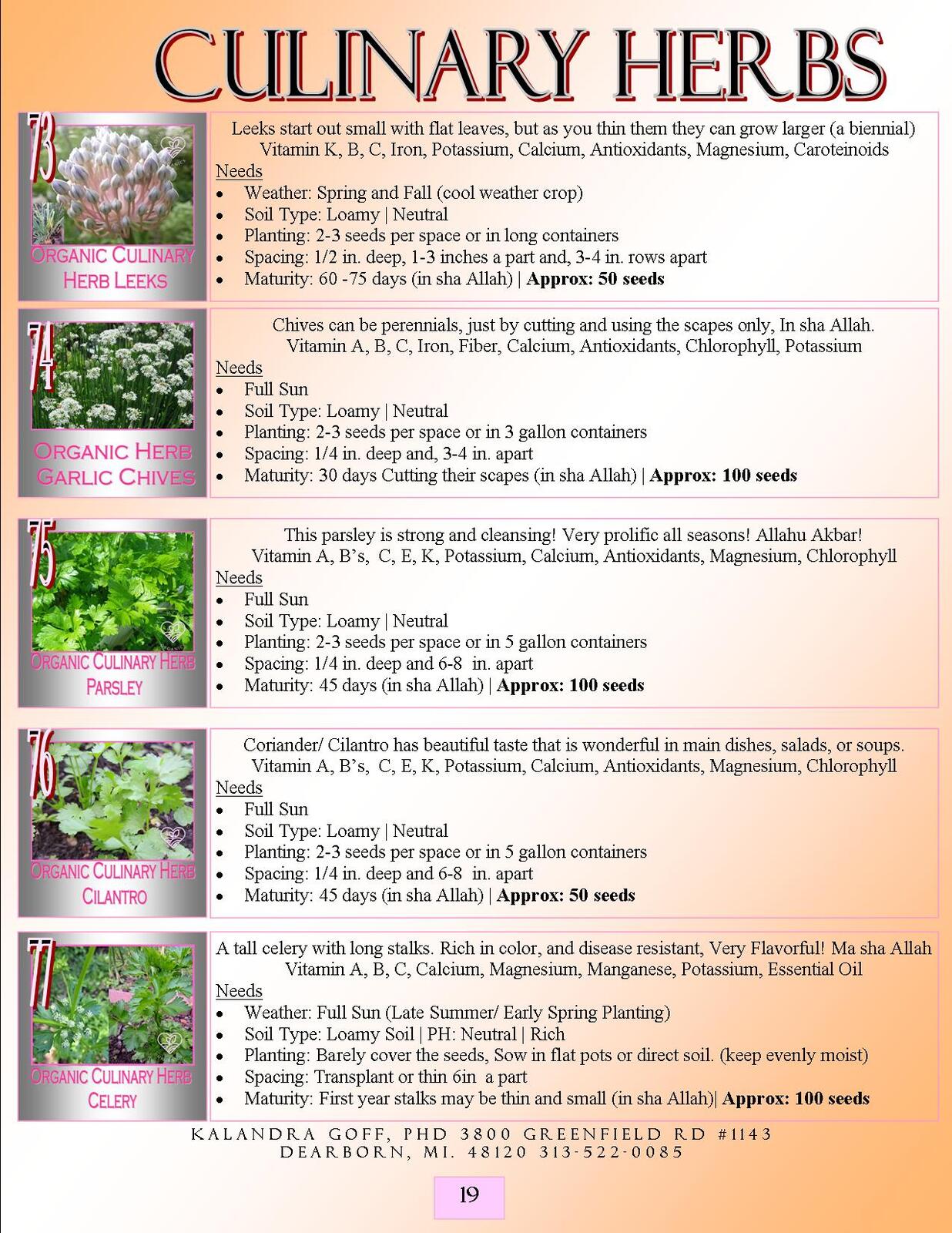 Lovin' My Garden Organic 2025 Medicinals 1