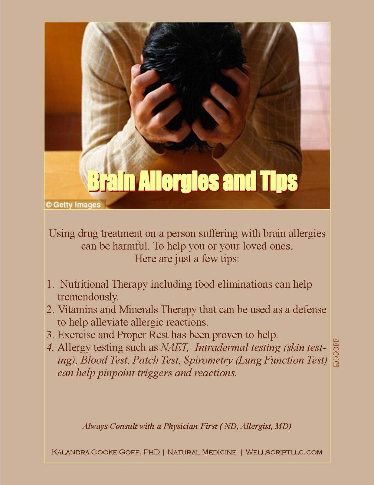 WellScript, LLC Kalandra Cooke Goff, PhD Natural Medicine