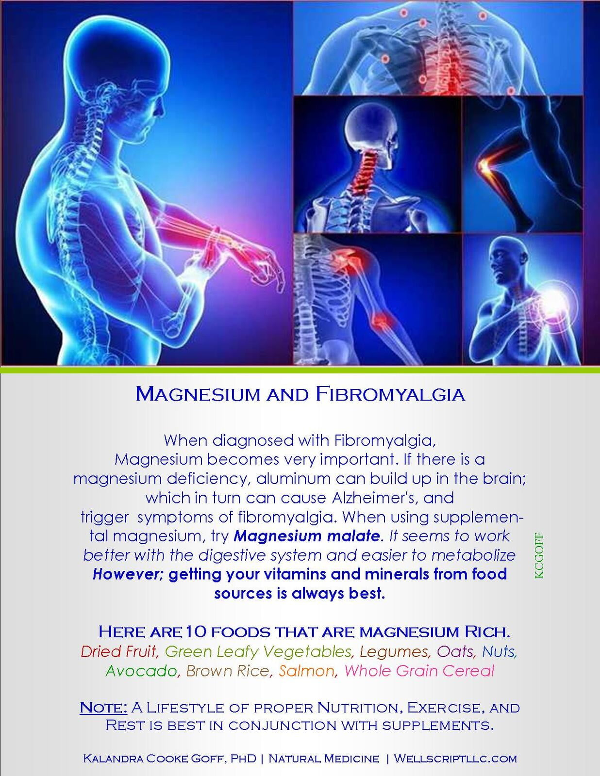 WellScript, LLC Kalandra Cooke Goff, PhD Natural Medicine